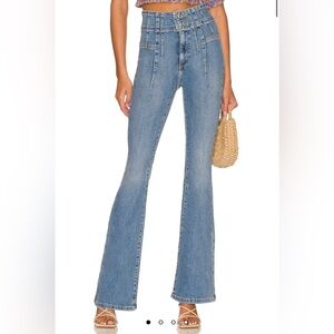 Free people we the free jayde flare jeans size 27 waist